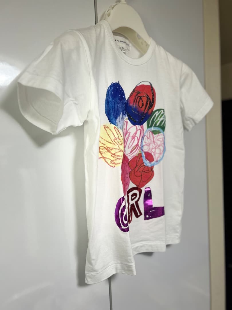 コムデギャルソンガール★レディース★Tシャツ（花柄プリント）