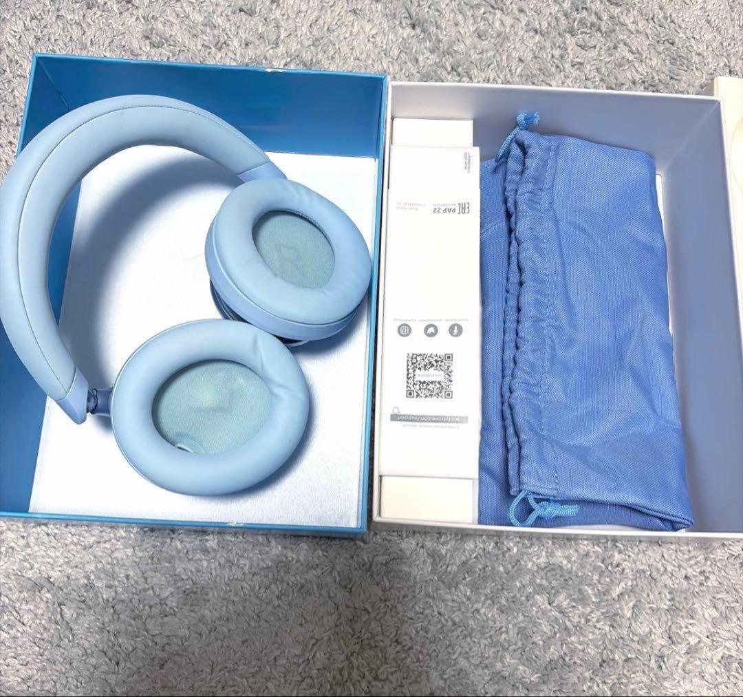 soundcore Space One ワイヤレスヘッドホン ブルー