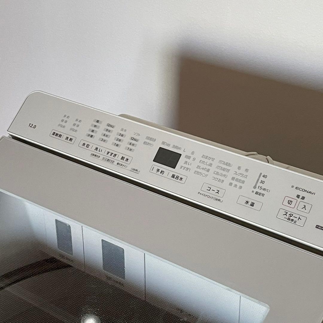 配送設置無料　パナソニック　縦型洗濯機　12キロ　自動投入付