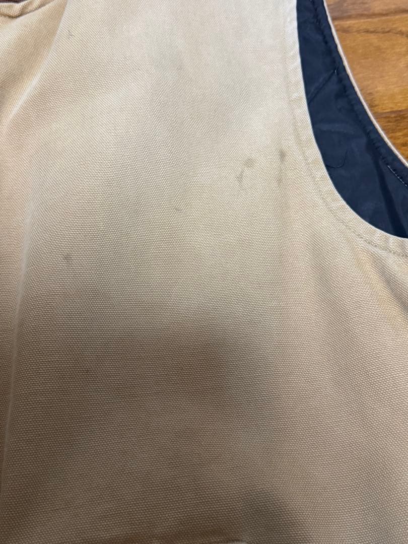 Carhartt カーハート ダック ベスト 古着 ベージュ