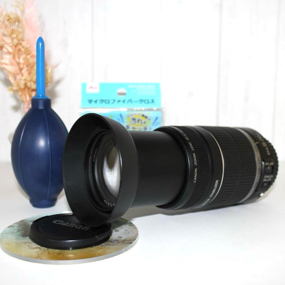大人気　望遠レンズ　Canon EF-S 55-250mm IS 手ブレ補正