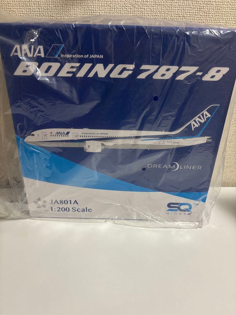 即納 新品 1/200 SQwings ANA 787-8 JA801