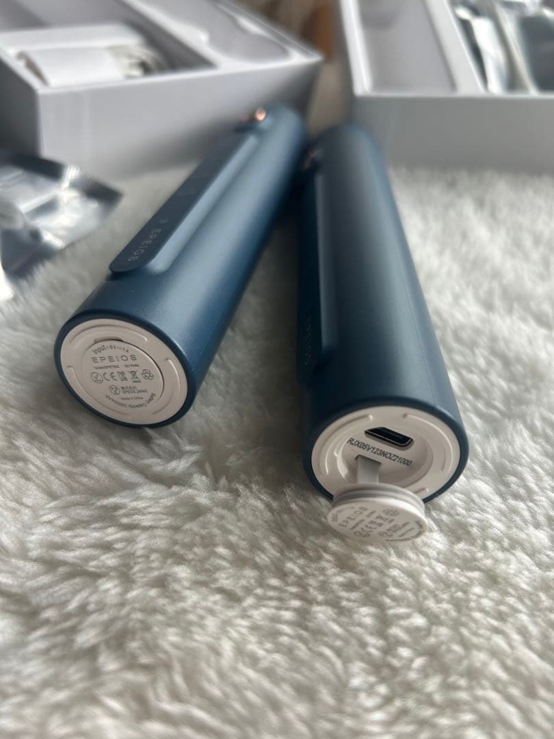 Okare! PRO｜音波電動歯ブラシ 本体 ホワイトとデニムブルー 4個セット