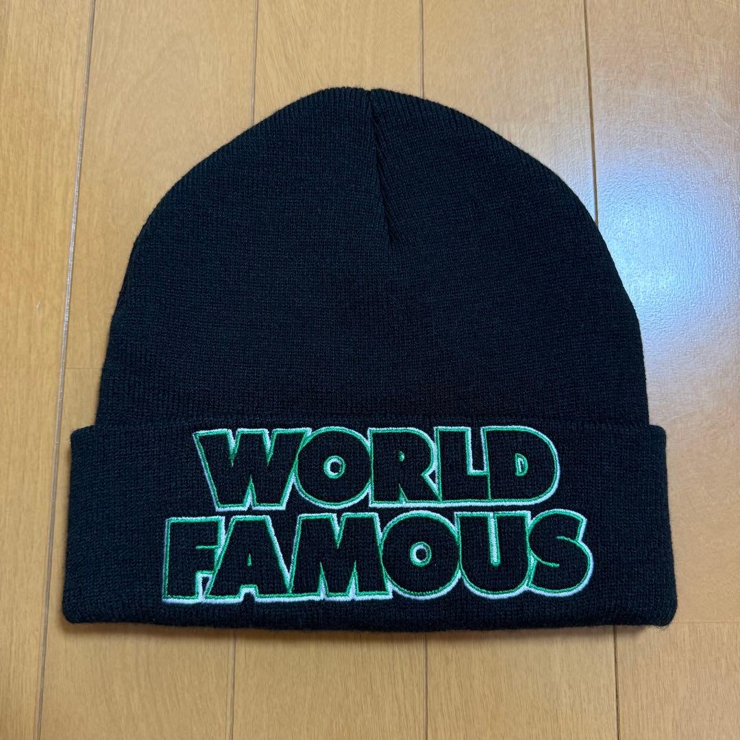 ほぼ未使用 Supreme Outline Beanie ブラック 19aw