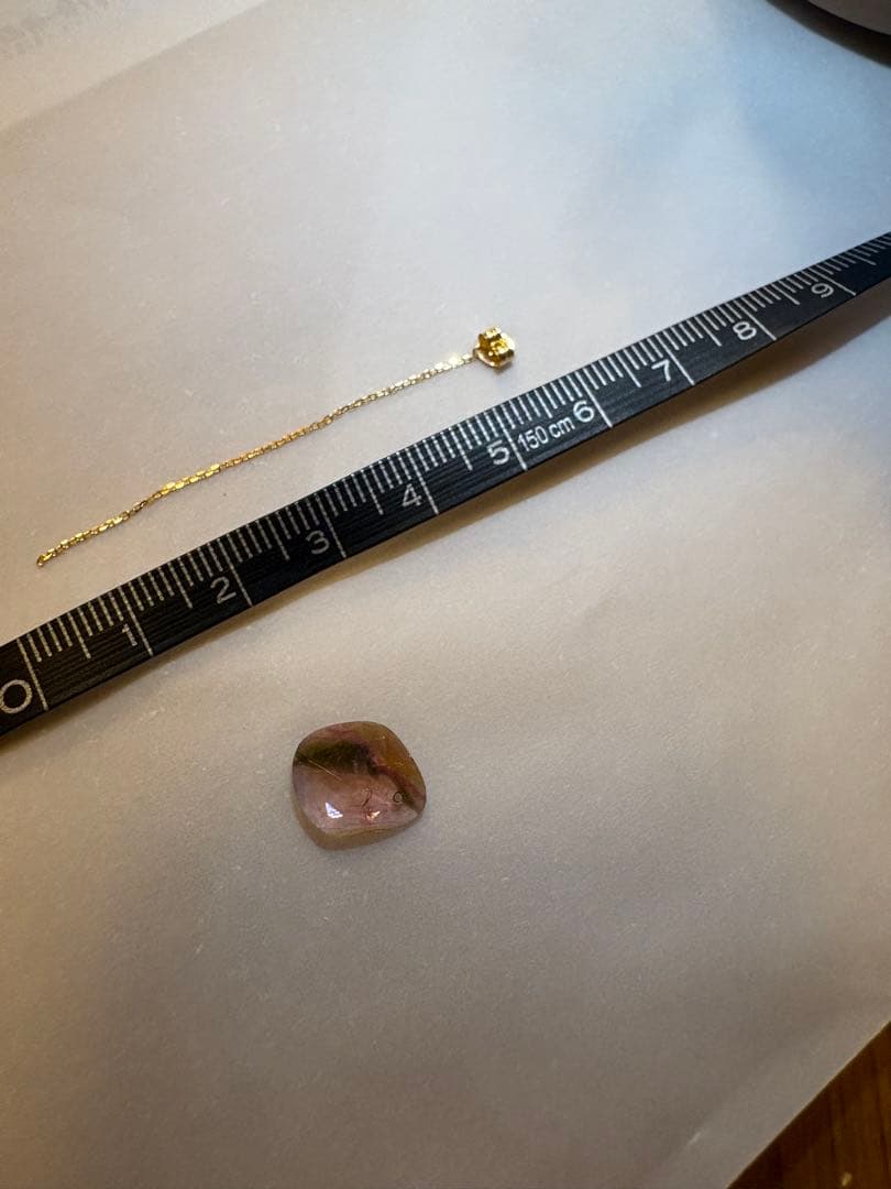 タイムセール！訳アリ美品！MONAKA フラットピアス 片耳用