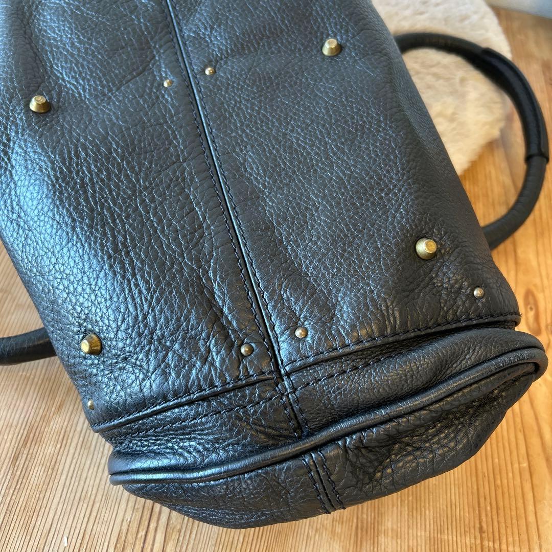 美品　Chloé パディントン　ブラックレザー ハンドバッグ