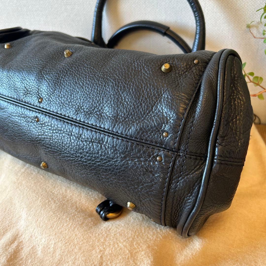 美品　Chloé パディントン　ブラックレザー ハンドバッグ