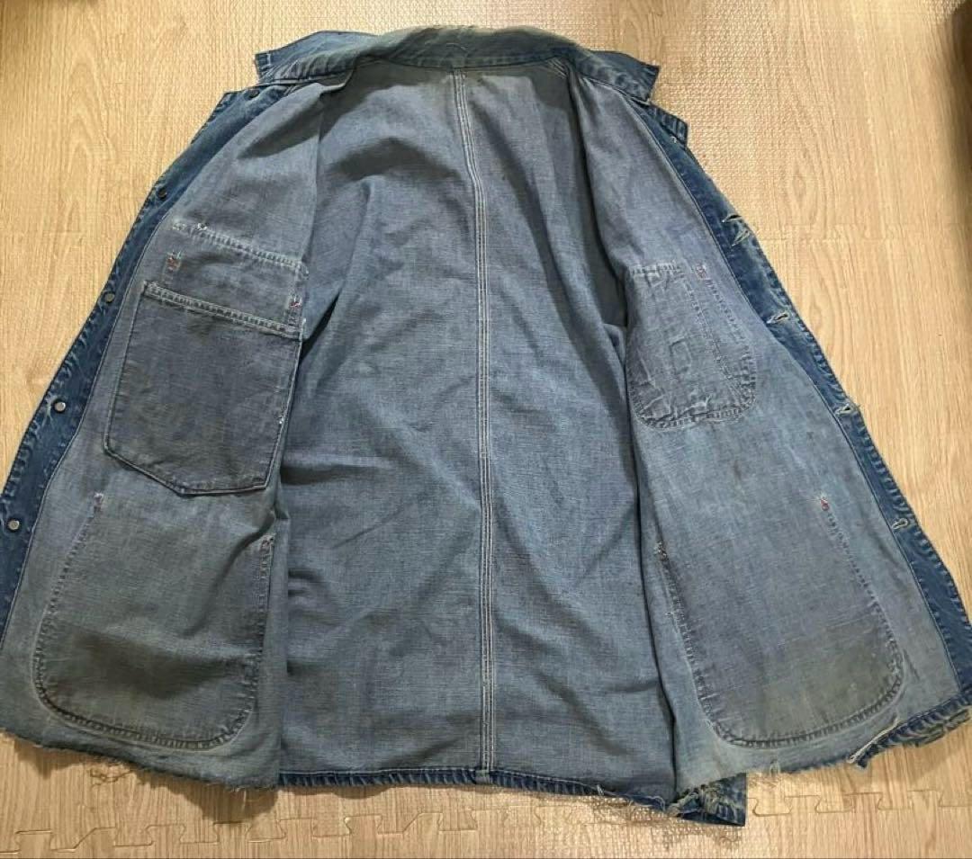 PAYDAY ペイデイ50'sカバーオール デニムジャケット ビッグサイズ　ボロ