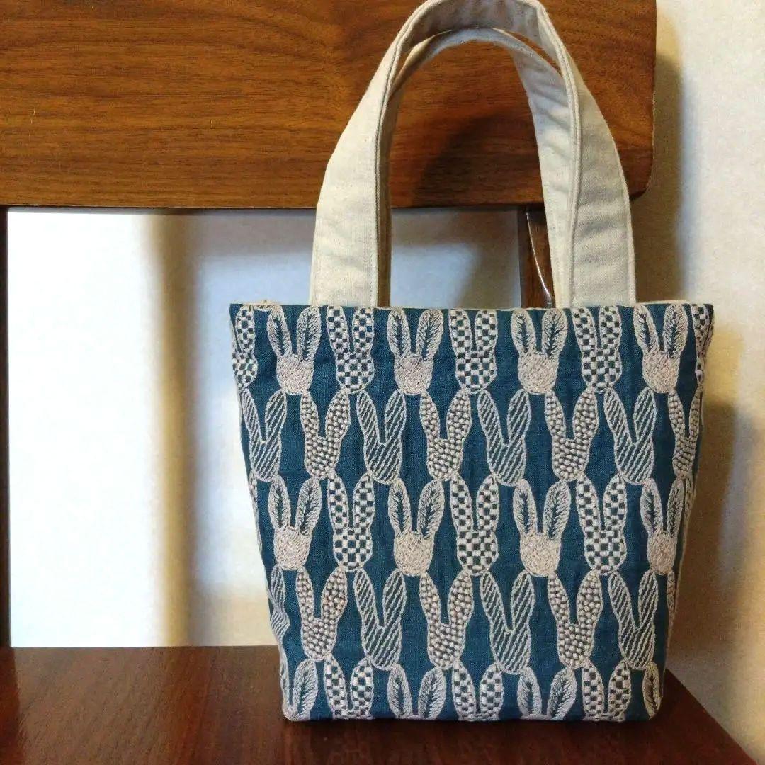 マーメイド　パッチワーク　バッグ　ミナペルホネン　ハンドメイド