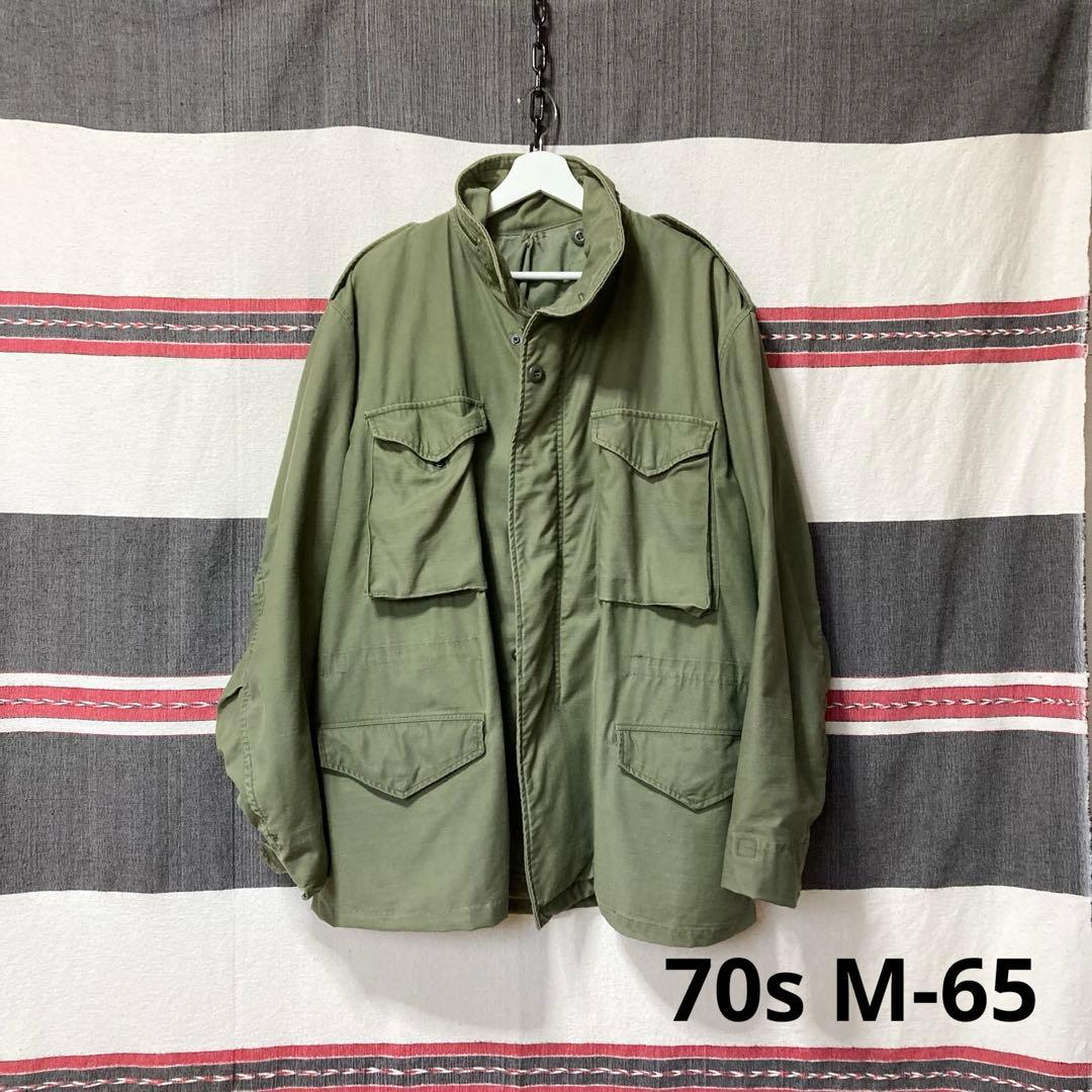 70s USA製 M-65 フィールドジャケット 米軍実物 ミリタリー 人気