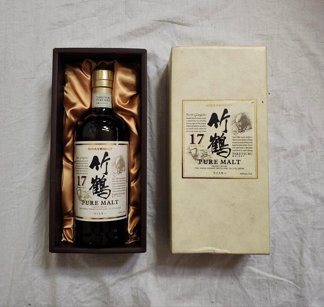 NIKKA 竹鶴 17年 ピュアモルト 700ml 箱付き