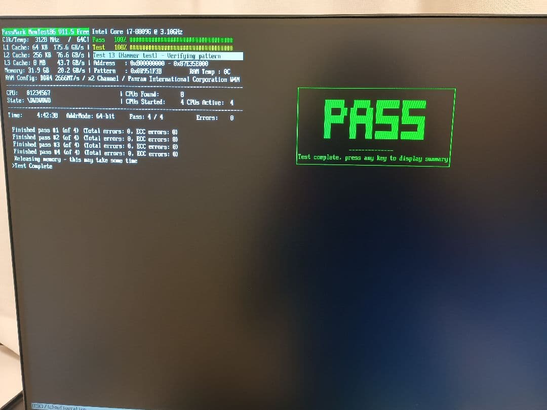 【中古】Panram DDR4 SO-DIMM 32GB(16GB×2枚)