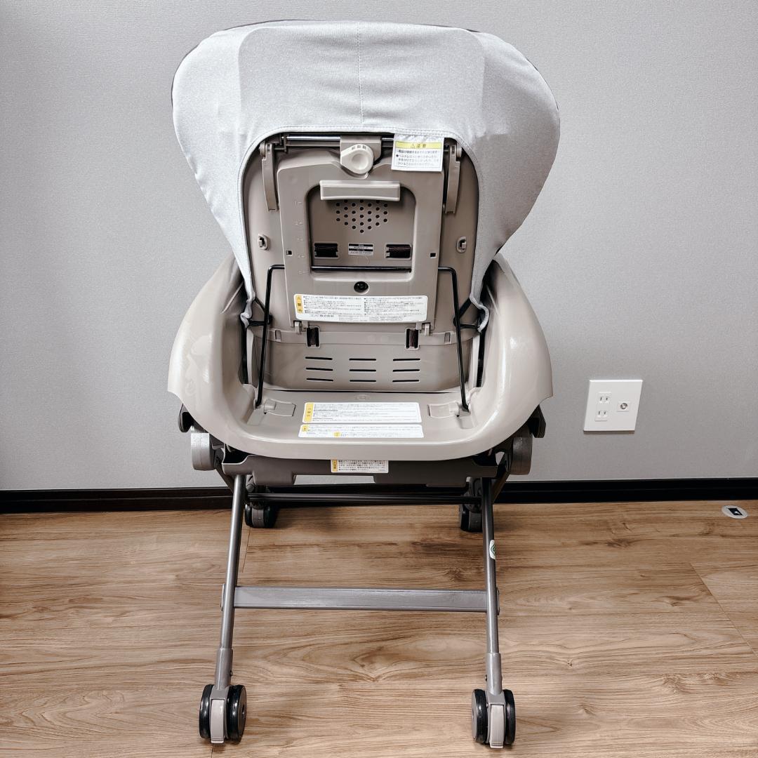 【極美品】コンビ ネムリラ AUTO SWING ミントグレー ハイローチェア