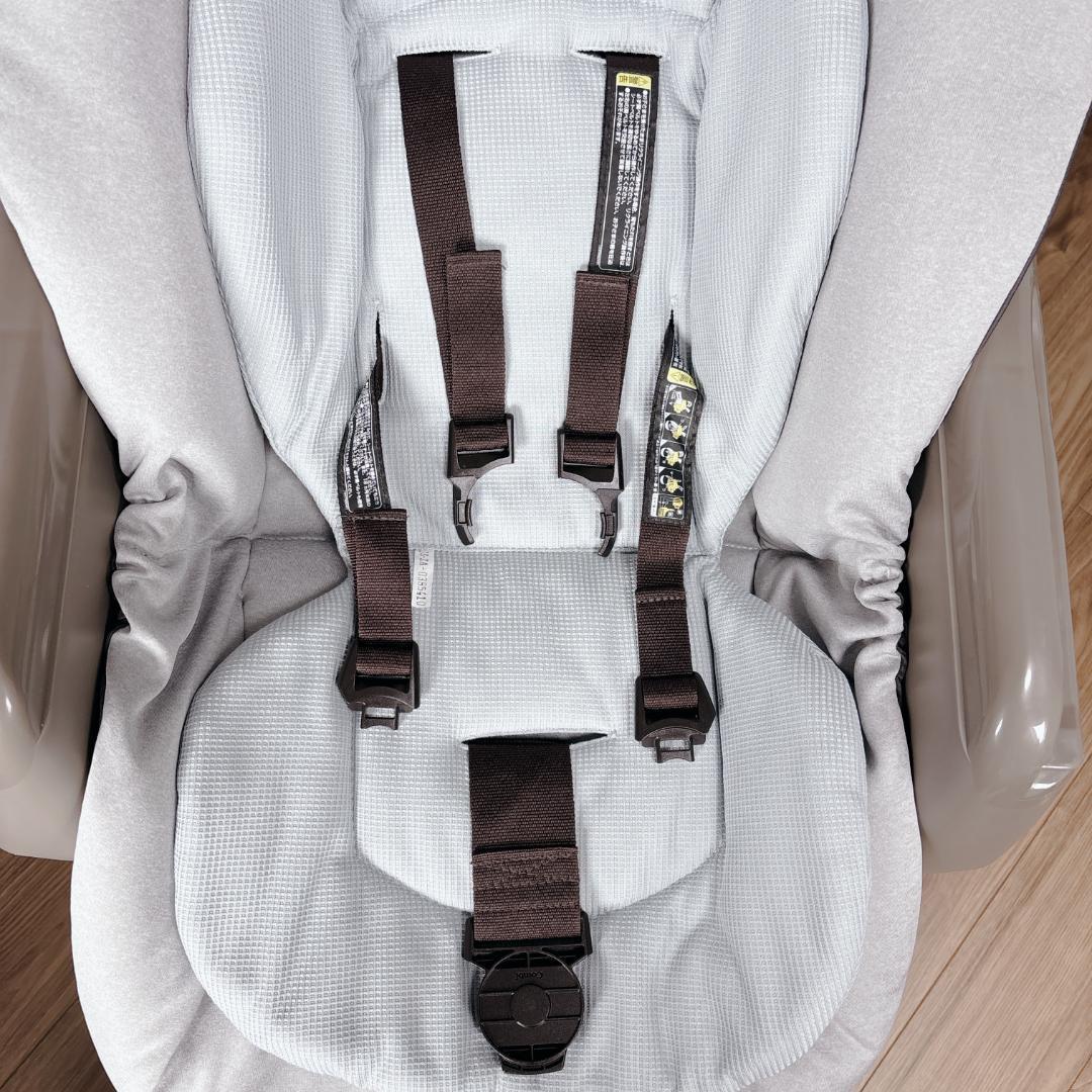 【極美品】コンビ ネムリラ AUTO SWING ミントグレー ハイローチェア