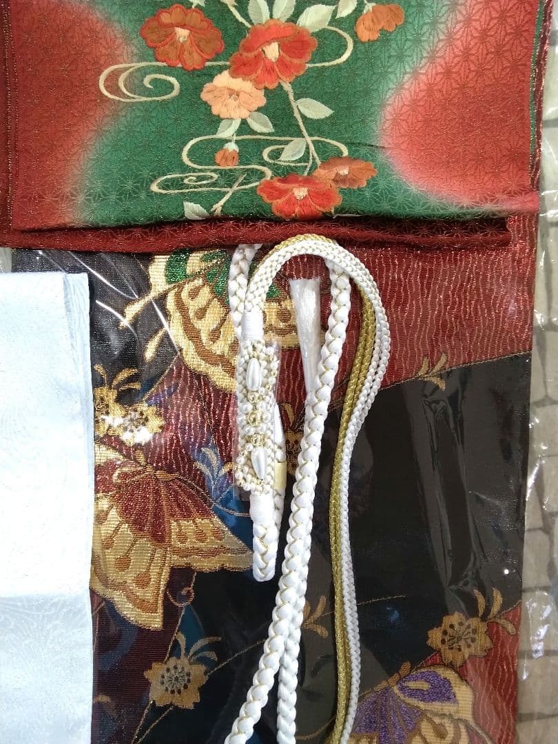 振袖フルセット、正絹振袖成人式、重ね衿、帯揚げ帯締め、西陣袋帯、襦袢、ガード加工