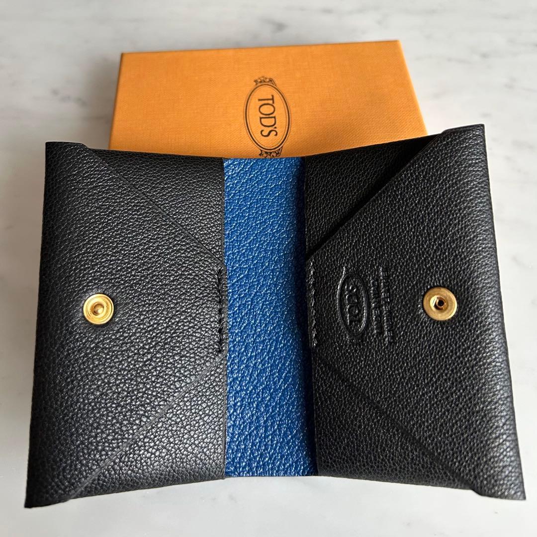 ★最終値下げ【新品未使用】トッズTod's　カードケース名刺入れ ブラック外箱有