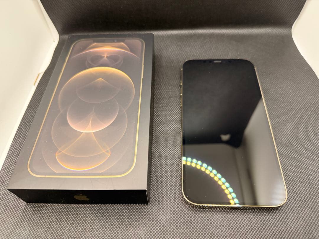 輝*き様 【美品】Apple iPhone 12 promax gold 128