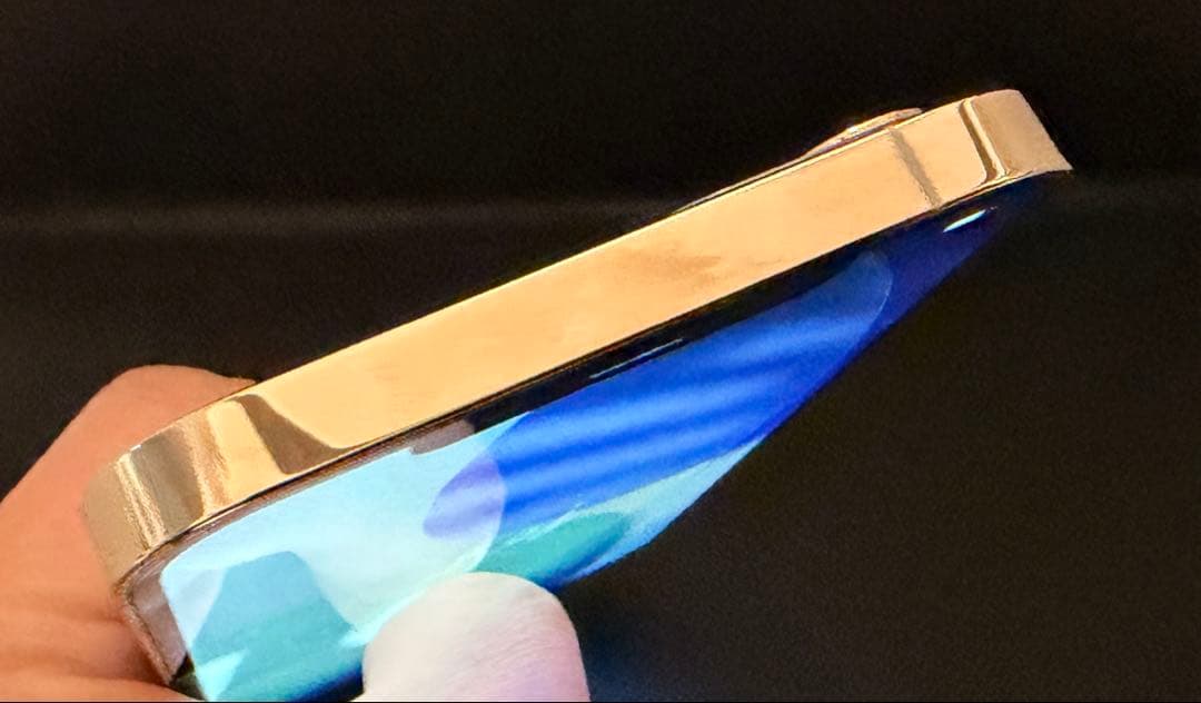 輝*き様 【美品】Apple iPhone 12 promax gold 128