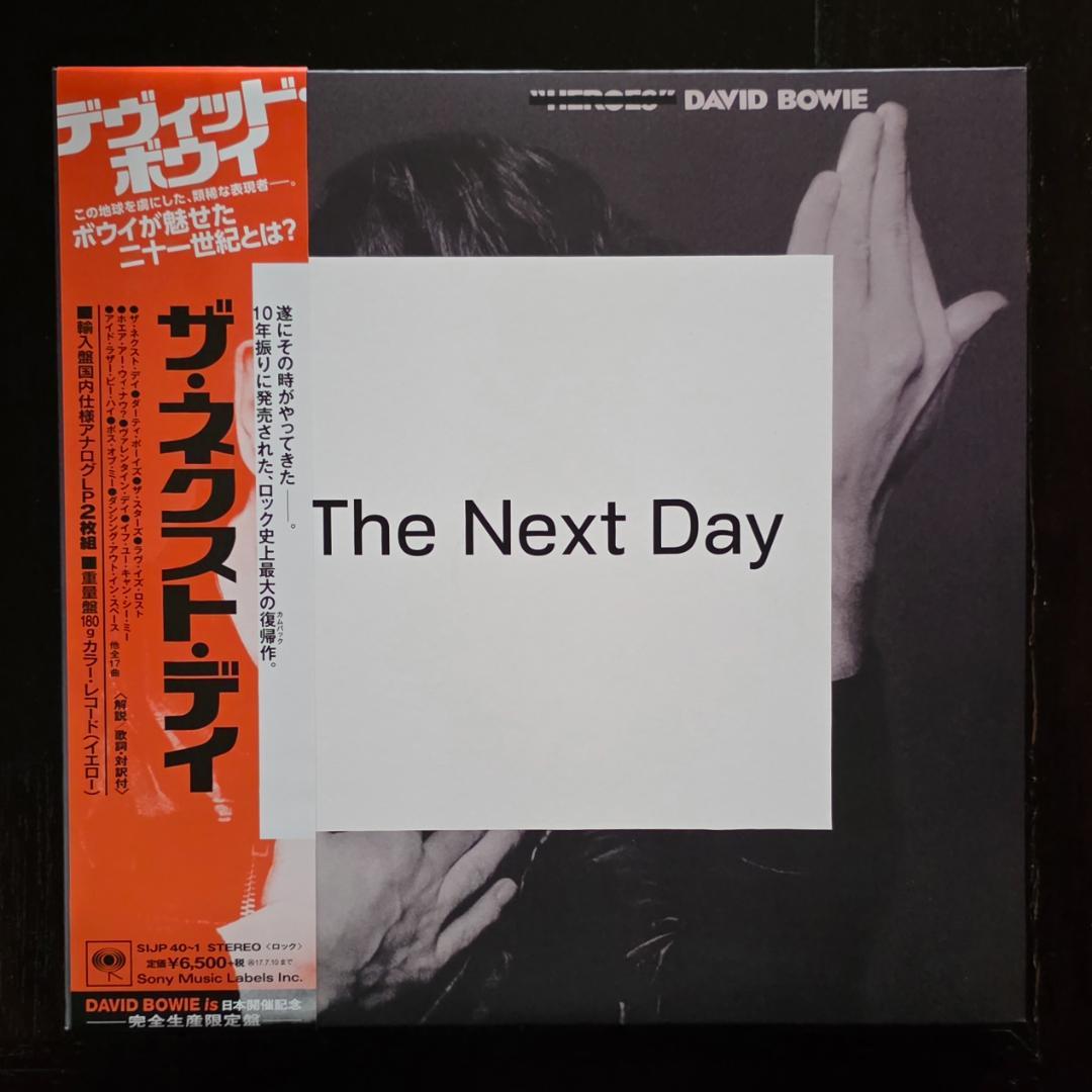 や*ん様 美品 デヴィッドボウイ 「The Next Day」 カラー２枚組LP