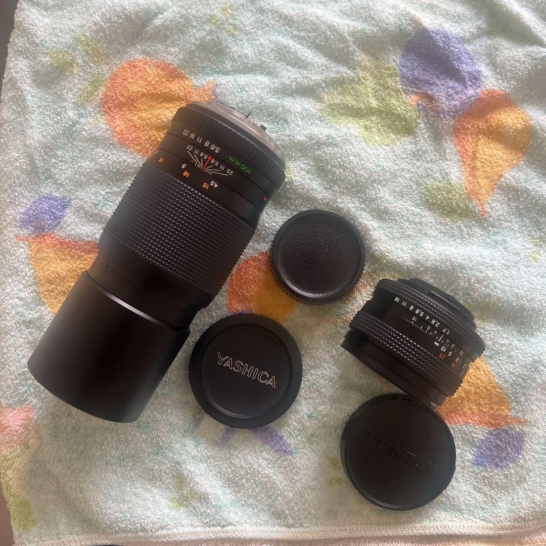 コンタックス(50m/m) F1.7 ヤシカ(300m/m) F5.6