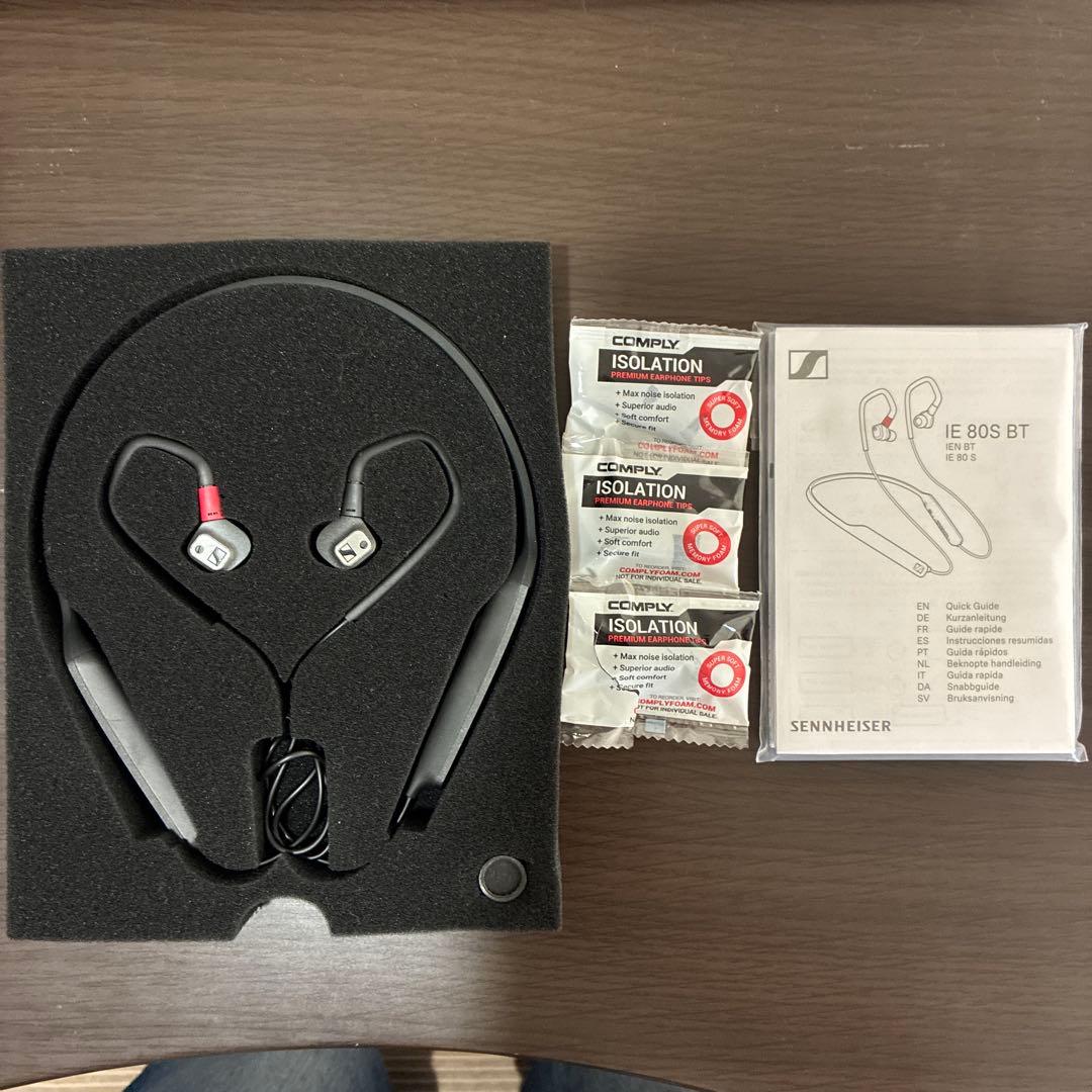 【値下げ】 Sennheiser IE 80S BT ワイヤレスイヤホン