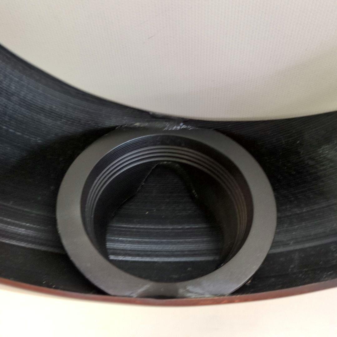 銅製花器　半月　池坊好み　池坊花器