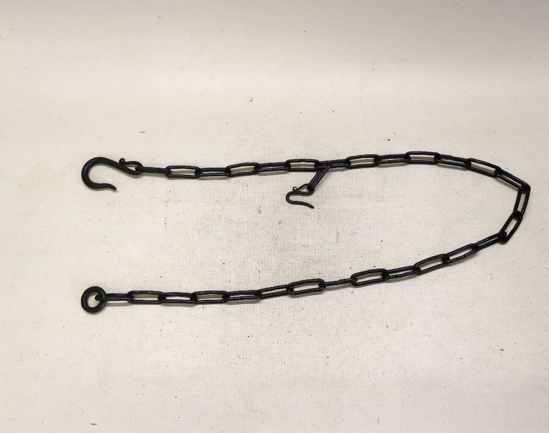 銅製花器　半月　池坊好み　池坊花器