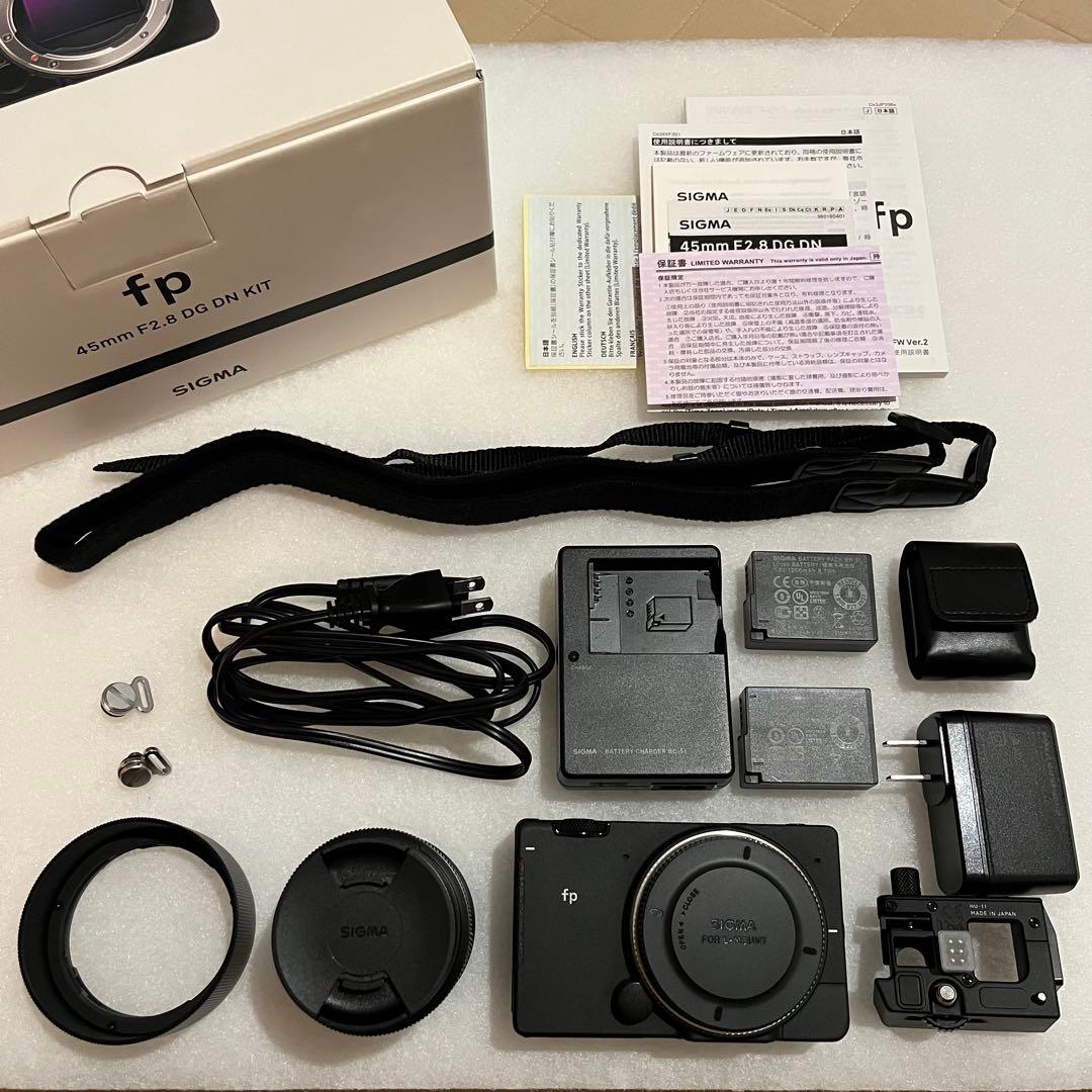 SIGMA fp 45mm F2.8 DG DN KIT フィルター付き