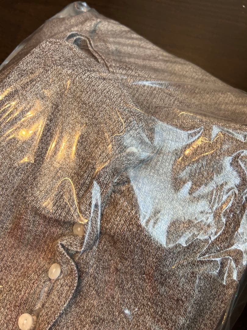 新品　mystic 人気色ブラウン ビスチェ付き　ニットワンピース