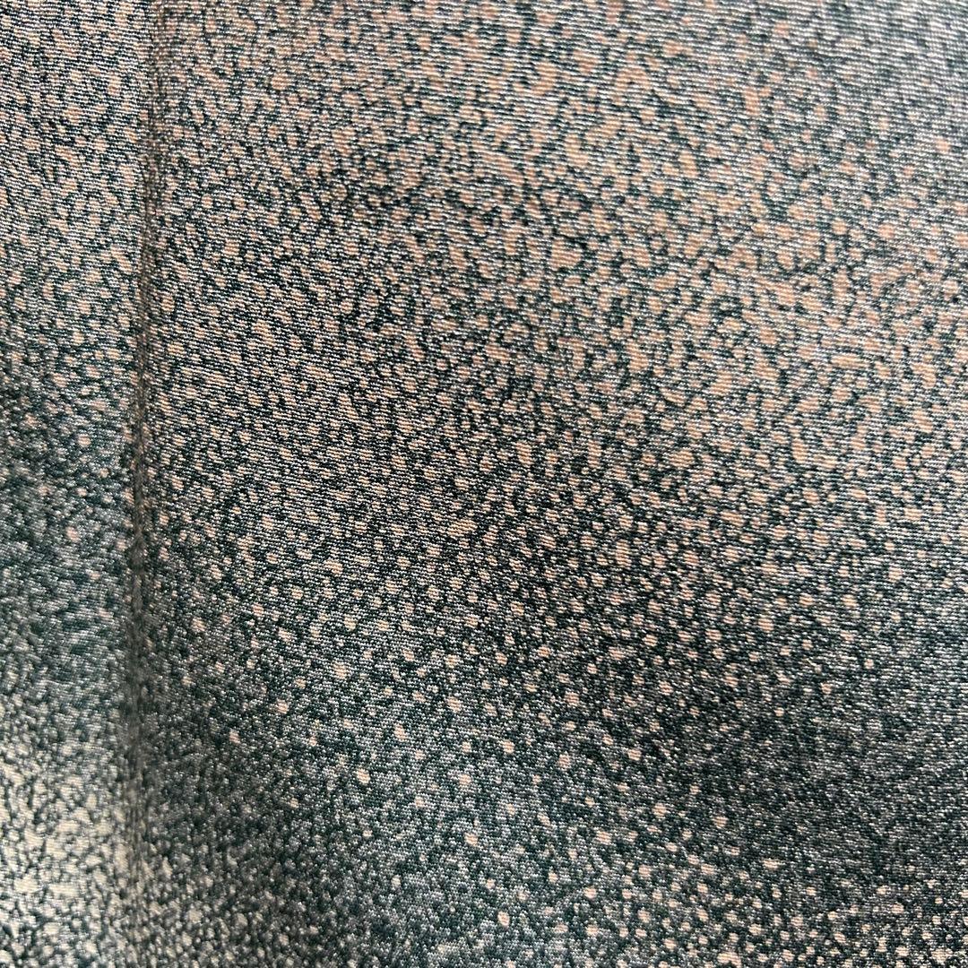 m**様 正絹　訪問着　たたき染め　フルセット　西陣唐織プラチナ箔袋帯　美品