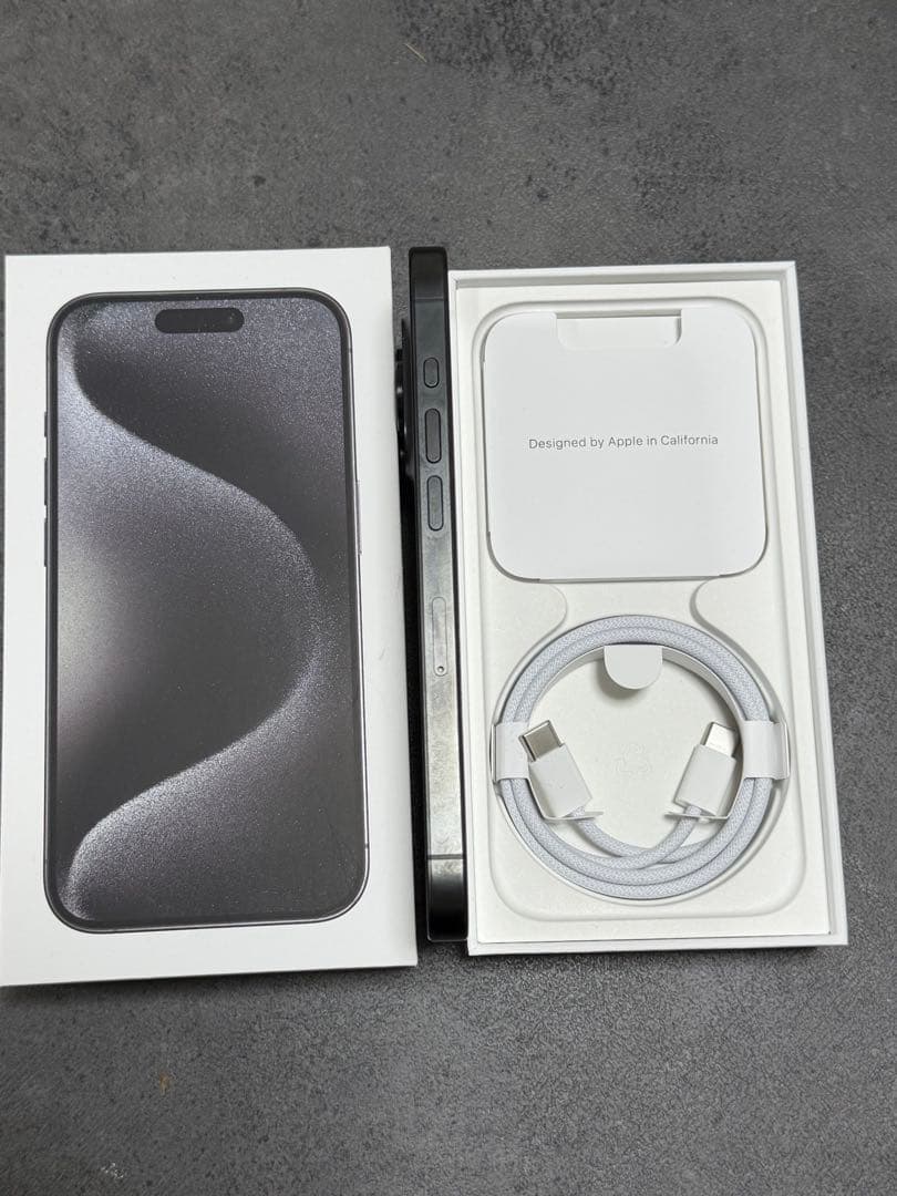 【1/15まで】iPhone15 Pro 128GB ブラックチタニウム