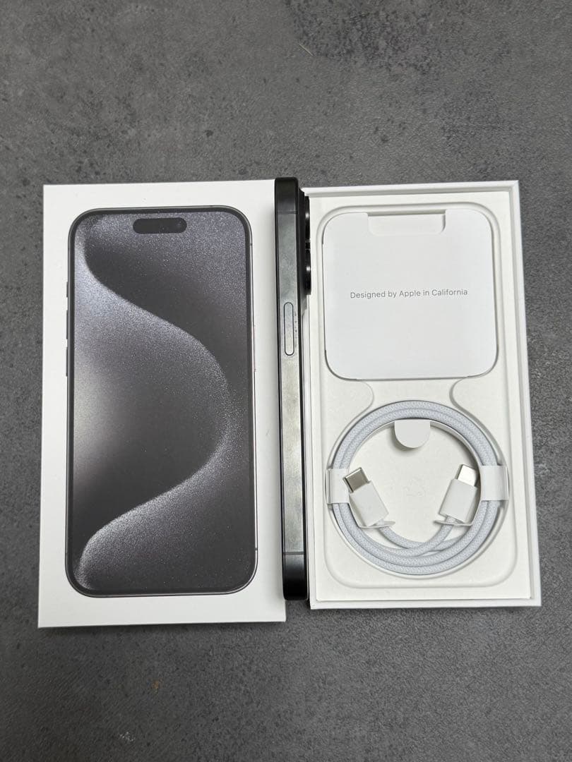 【1/15まで】iPhone15 Pro 128GB ブラックチタニウム