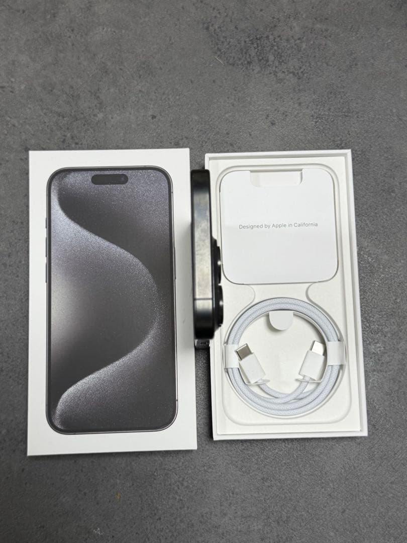 【1/15まで】iPhone15 Pro 128GB ブラックチタニウム