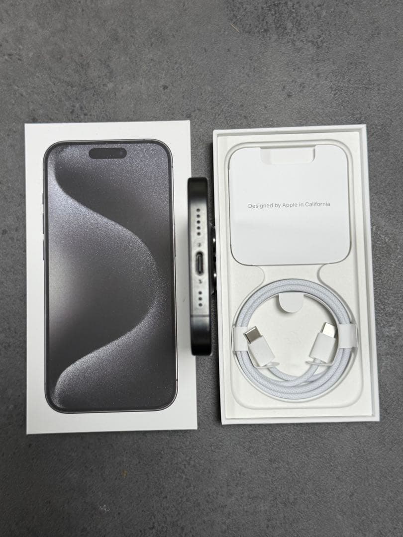 【1/15まで】iPhone15 Pro 128GB ブラックチタニウム