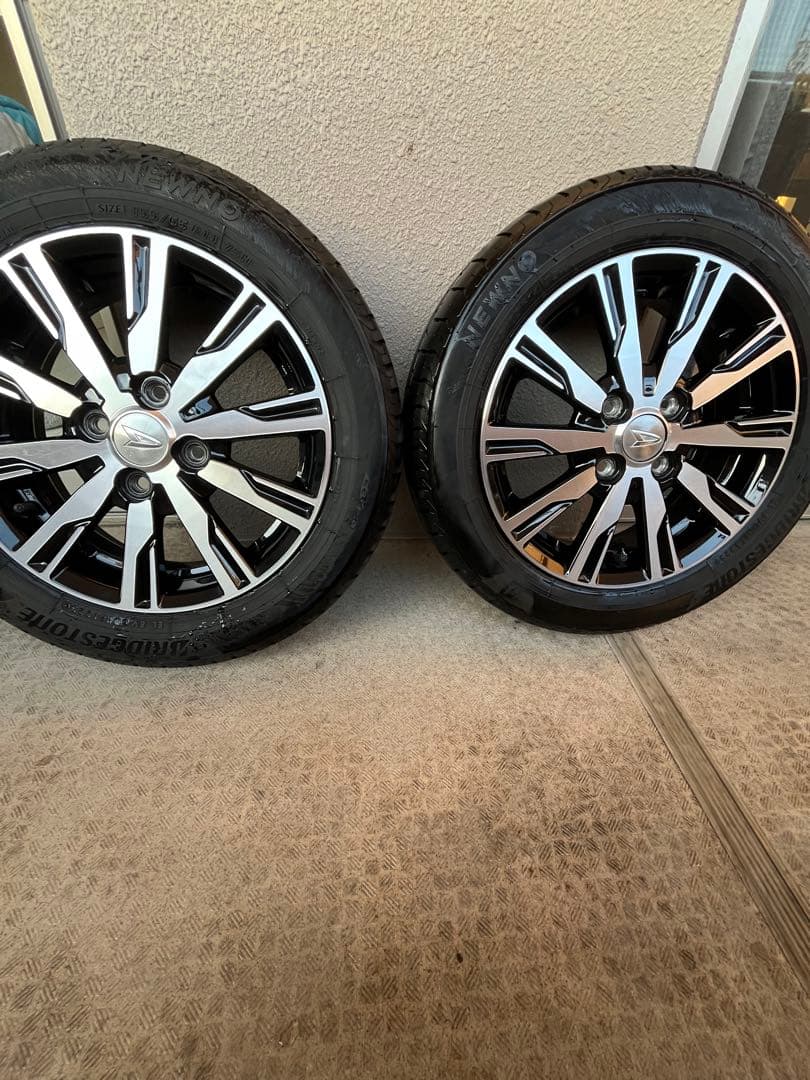 14インチ タントカスタム純正タイヤホイールセット