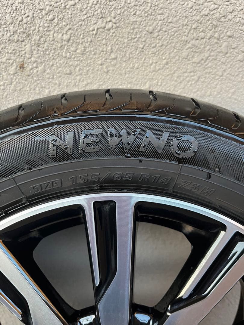 14インチ タントカスタム純正タイヤホイールセット