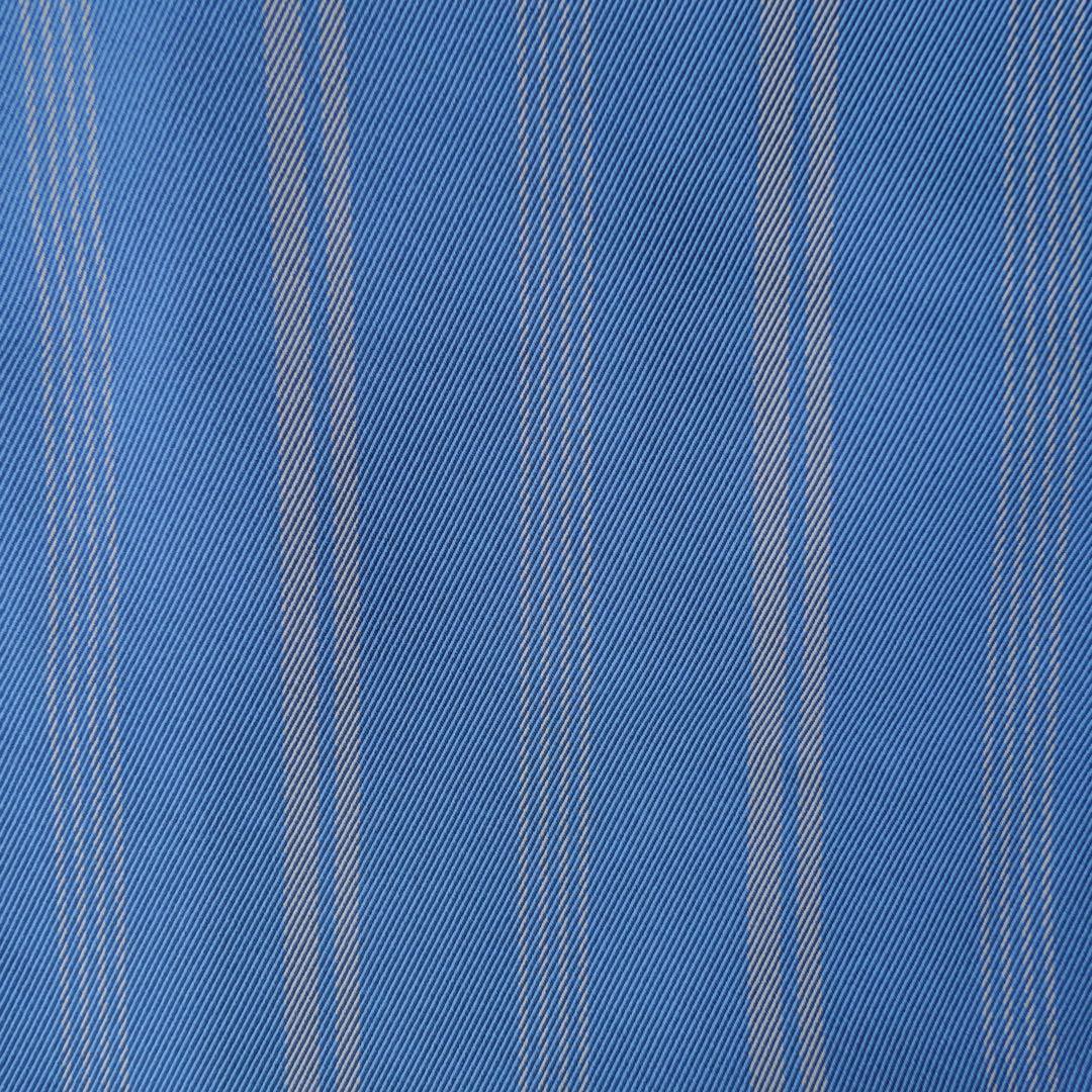 AKI NAGAI ノーカラー ストライプ 切替 ジャケット 日本製