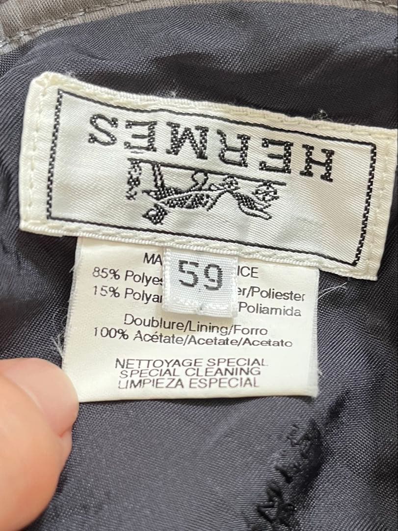 なお ・HERMES エルメス H柄 バケットハット