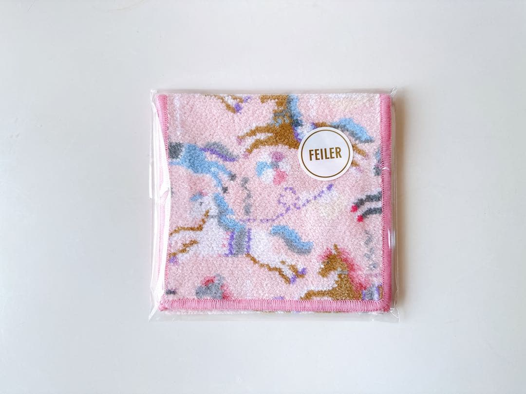 モクバ ハンカチ（ブルー）＆ハンカチポーチ（ピンク）