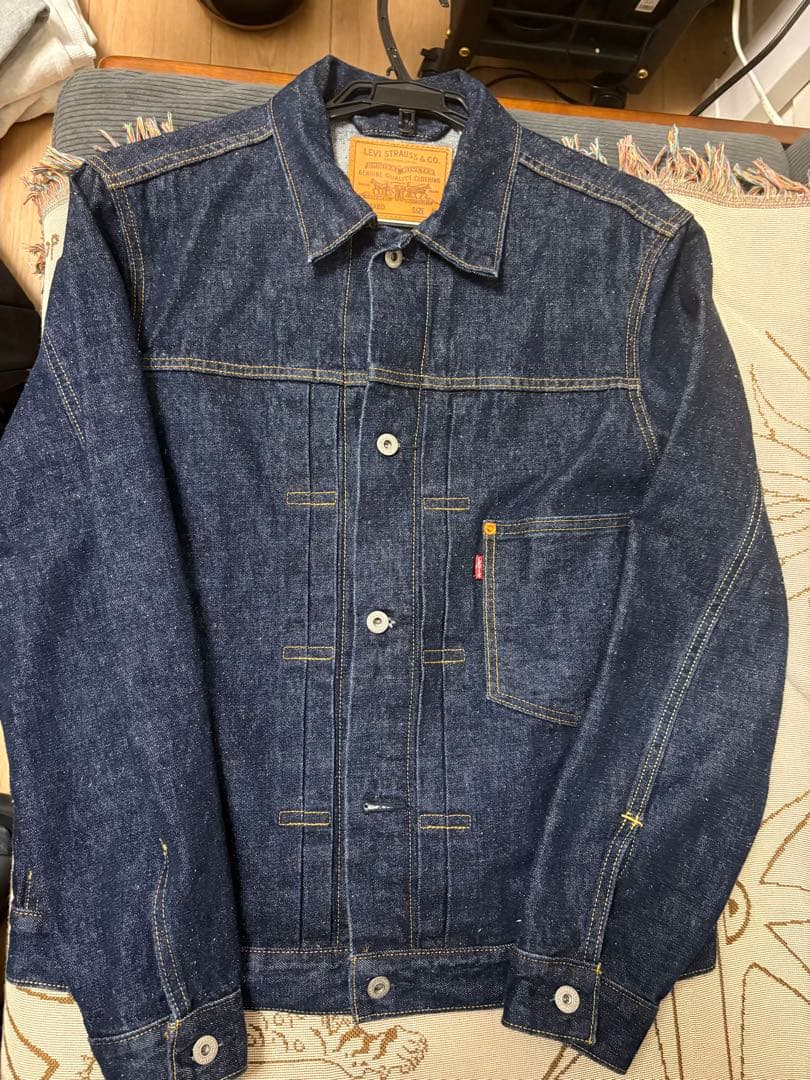 Levi's トラッカージャケット TYPEI ダークインディゴ　ヘンプ混