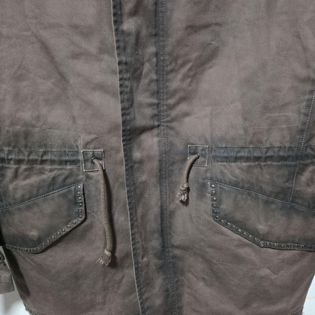 ロエン×エピローグチャント　コラボ　スカルデザイン　　モッズコート　1 S