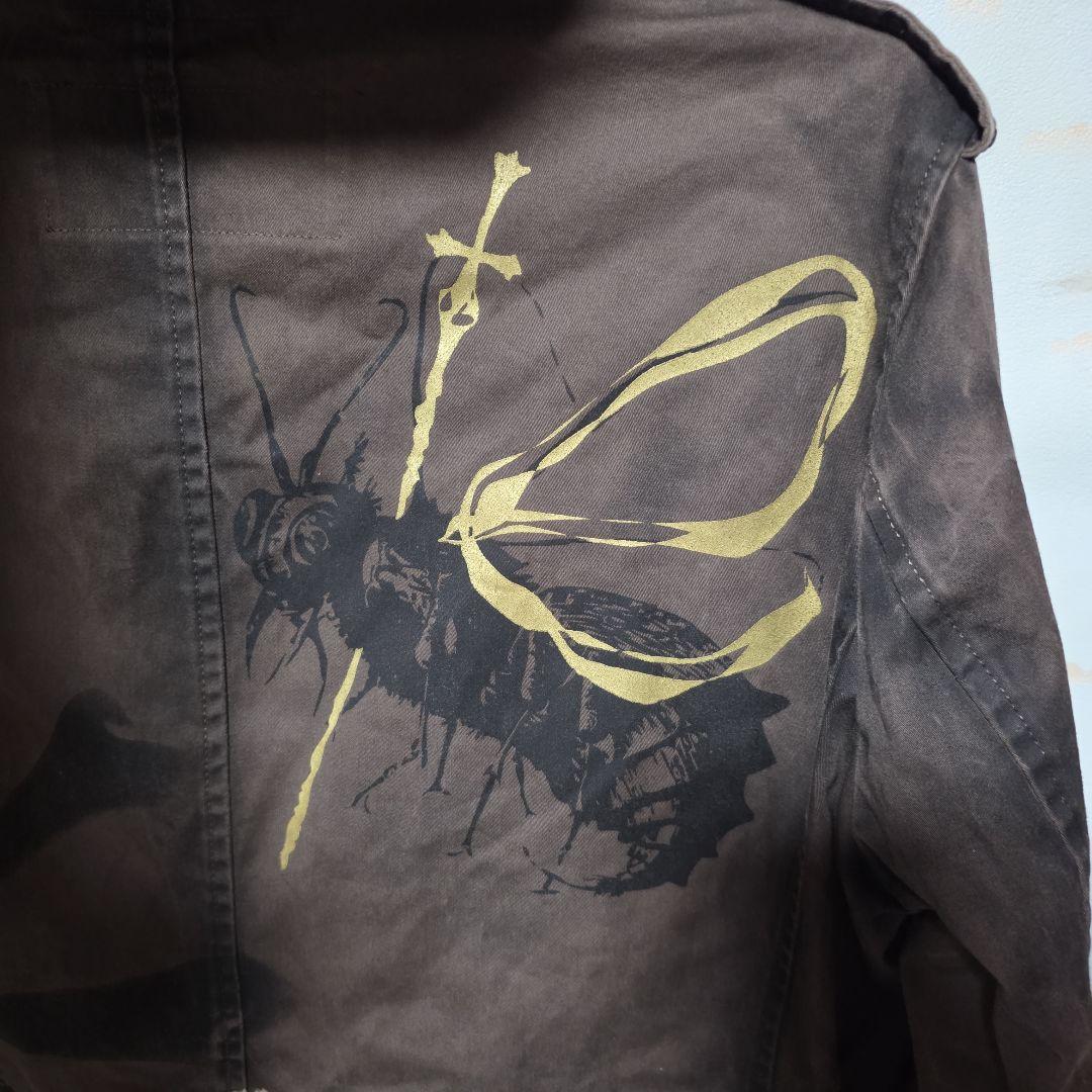 ロエン×エピローグチャント　コラボ　スカルデザイン　　モッズコート　1 S