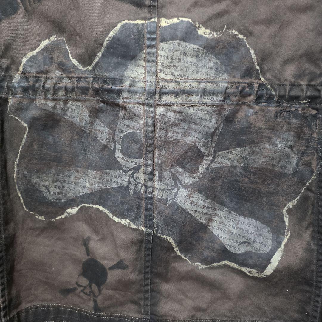 ロエン×エピローグチャント　コラボ　スカルデザイン　　モッズコート　1 S