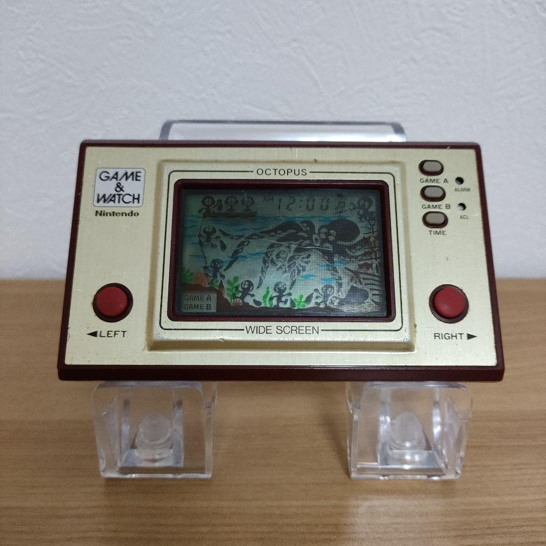 ゲーム＆ウォッチ　オクトパスニンテンドー任天堂Nintendo　メンテナンス済み