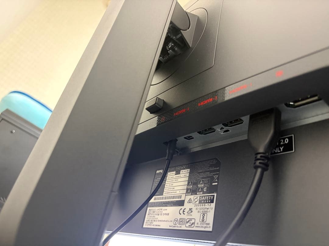 【美品】BenQ xl2411k ゲーミングモニター