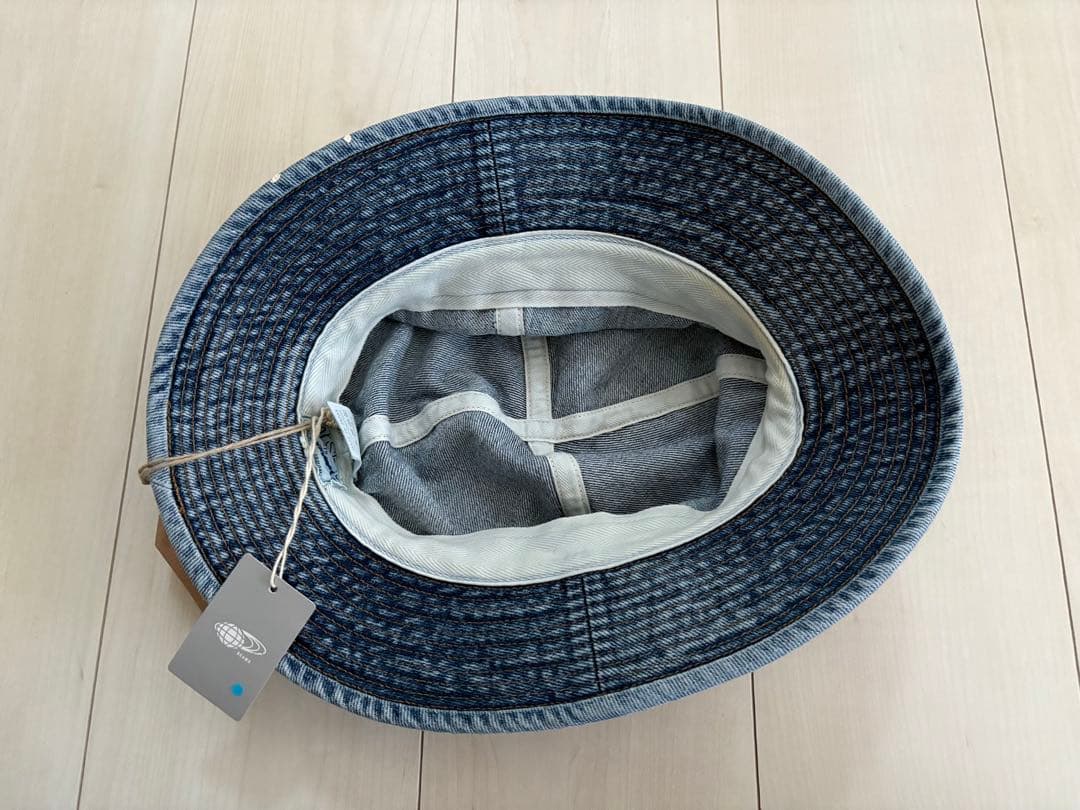 新品タグ付★orSlow★オアスロー★デニムバケットハット★