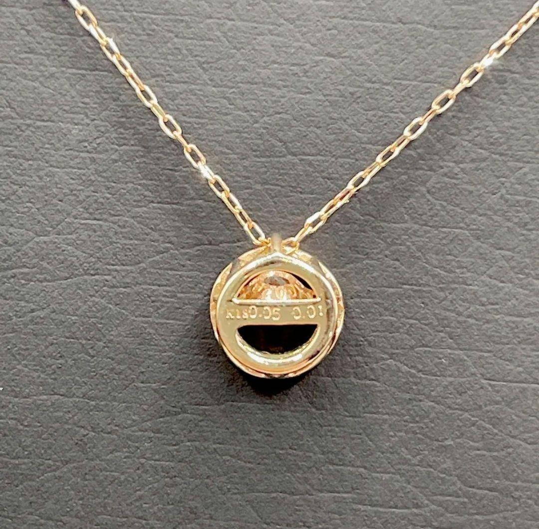 ダンシングダイヤモンド ネックレス K18PG ピンクゴールド