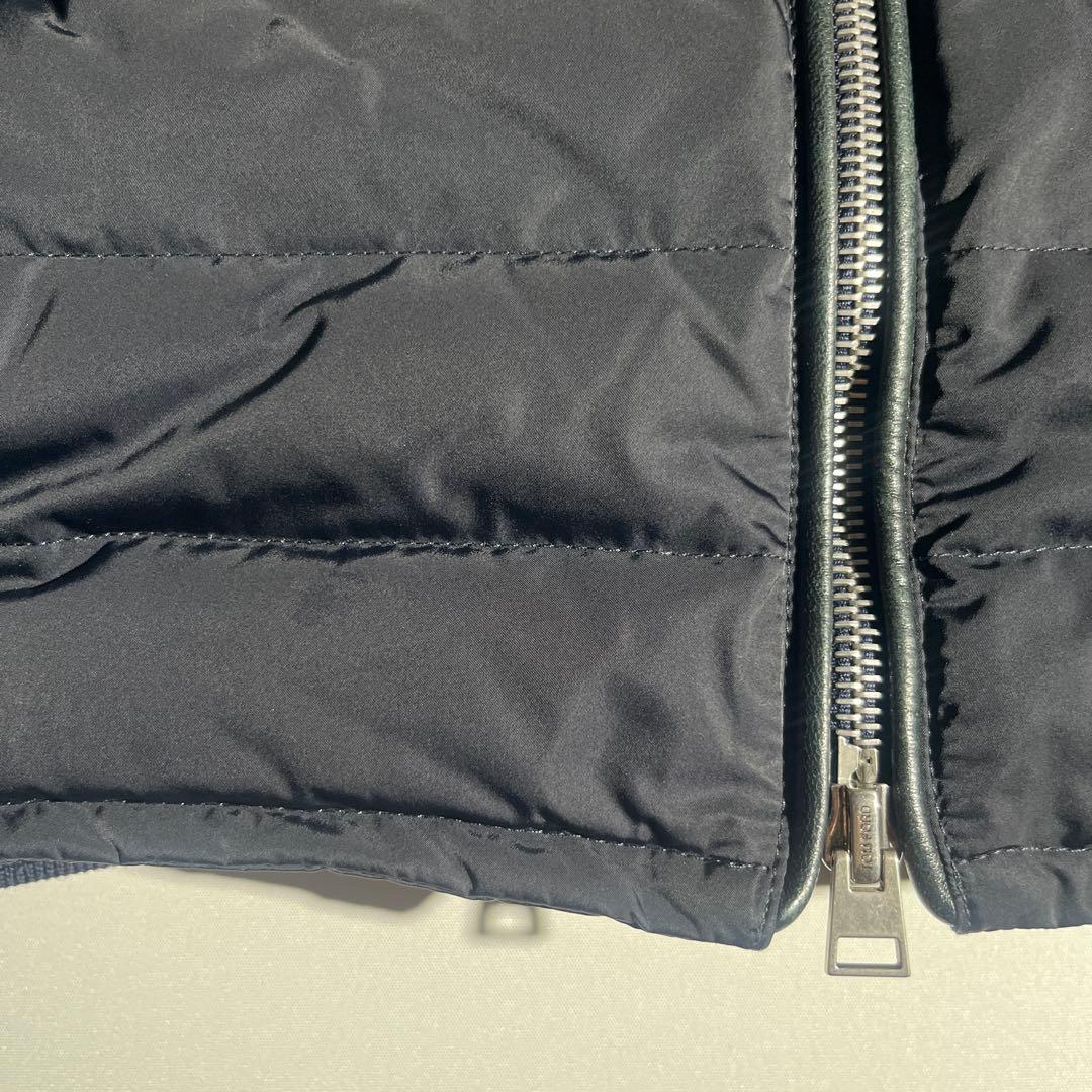 【未使用】007 トムフォード ダウン ニット カーディガン ネイビー 44