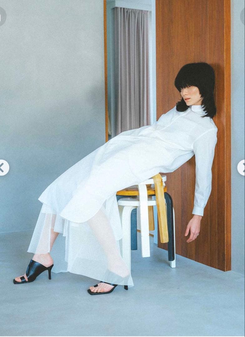 【極美品】H&byPOOL ハンドバイプール シャツワンピース 皆川明 イデー