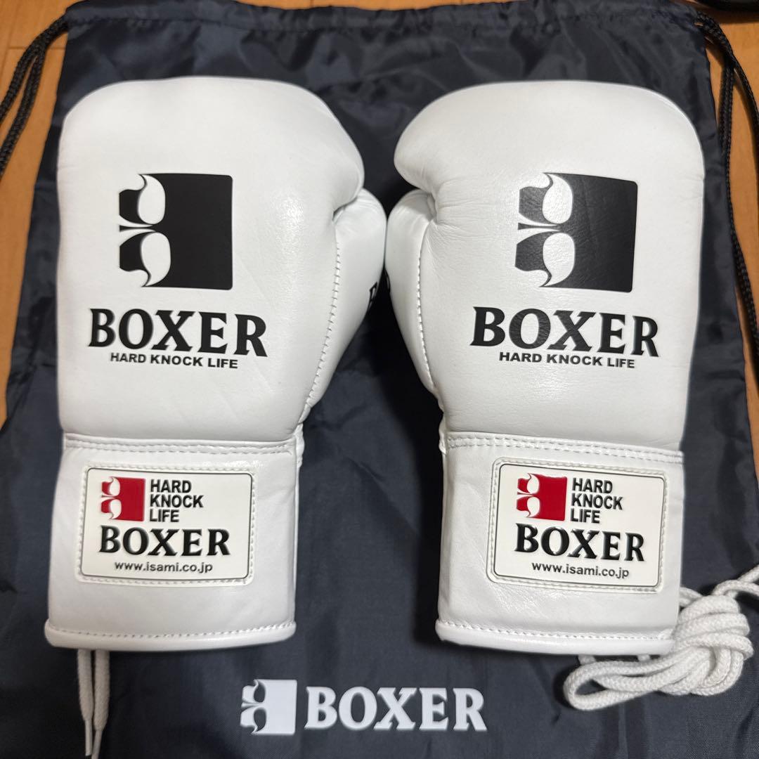 BOXER ボクシンググローブ 8oz ホワイト